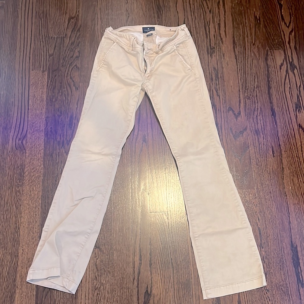 American Eagle Beige Bootcut Pant